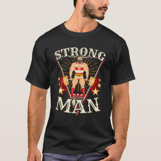 Deadlift - Vintage Circus Strongman Costume Tシャツ