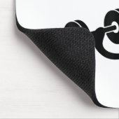 Deadlifting Cat Workout Gym Fitness Exercise Weigh マウスパッド (コーナー)