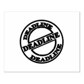 DEADLINE Attention Tasks Document Seal Workflows  ラバースタンプ (インプリント)