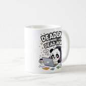 Deadline? More Like Dead Inside Mug – Kawaii Panda コーヒーマグカップ (正面右)