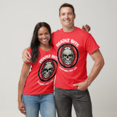 DEADLY BITE Skull in Red Lips |  Tシャツ (ユニセックス)