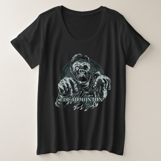 DEADMONTONシャツとジャケット プラスサイズTシャツ (デザイン正面)