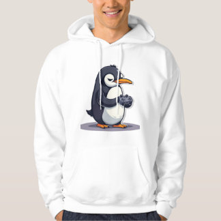 Deadpan Penguin Gamer Mascot パーカ