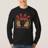 Deaf and Proud Tシャツ (正面)