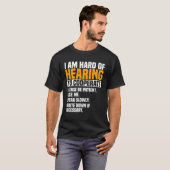 Deaf Awareness Hearing Aid Implant ASL Cooperate P Tシャツ (正面フル)