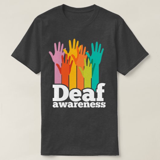 Deaf Awareness Sign Language I Donx27t Speak Engli Tシャツ (デザイン正面)