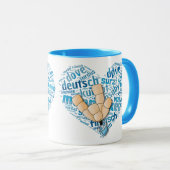 Deaf-Hand マグカップ (正面右)