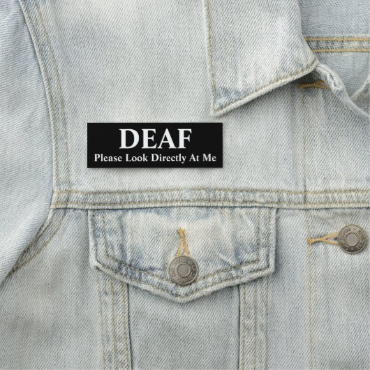Deaf or Hard of Hearing 名札 (インサイチュ)