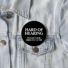 Deaf or Hard of Hearing 缶バッジ
