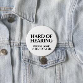 Deaf or Hard of Hearing 缶バッジ