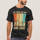 Deaf Pride Awareness ASL Sign Language No Not Gang Tシャツ (正面)
