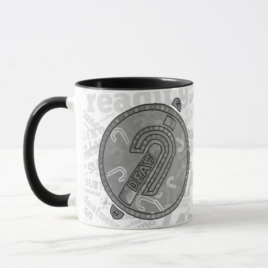 Deaf Symbol English マグカップ (左)