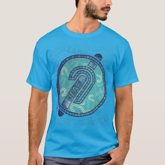 Deaf Symbol English Tシャツ (正面)