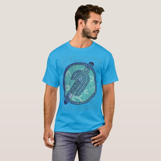 Deaf Symbol English Tシャツ (正面フル)