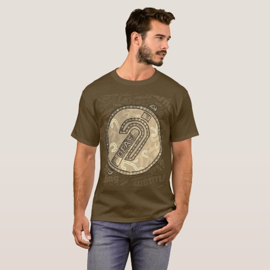 Deaf Symbol English Tシャツ (正面フル)