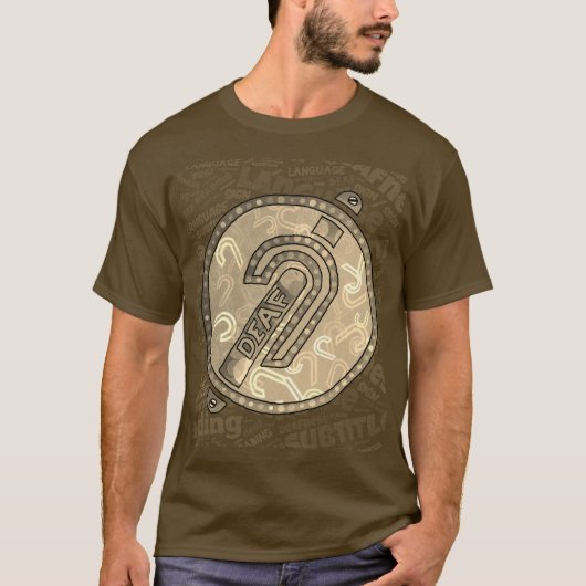 Deaf Symbol English Tシャツ (正面)