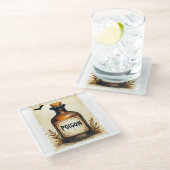 Deal Elixir：秋で最も濃いビール ガラスコースター (アングル)