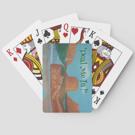"Deal Me In"  Poker Cards トランプ (裏面)