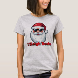 Deal Slaying Santa Claus Funny Holiday Shopping  Tシャツ