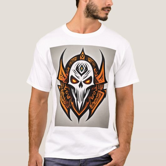 Deal Vibes: Rock & 転がスカル&Crossbonesロゴ Tシャツ (正面)