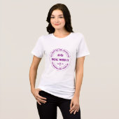 deal with pressure  トライブレンドＴシャツ (正面全面)