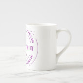 deal with pressure  ボーンチャイナマグカップ (右)