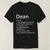 DEAN定義パーソナライズされた名おもしろい誕生日G Tシャツ (デザイン正面)