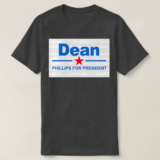 Dean Phillips for President Tシャツ (デザイン正面)