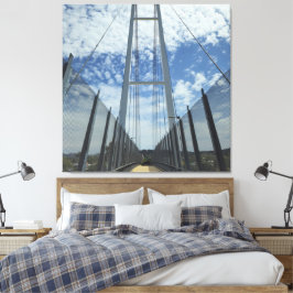 Dean Street Pedestrian Bridge Pathway to the Sky キャンバスプリント