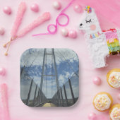 Dean Street Pedestrian Bridge Pathway to the Sky ペーパープレート (パーティー)