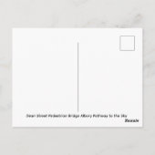 Dean Street Pedestrian Bridge Pathway to the Sky ポストカード (裏面)