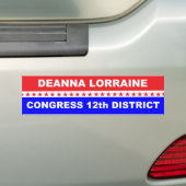 Deanna Lorraine Congress 2020カリフォルニア バンパーステッカー (車上)