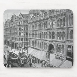 Deansgate、マンチェスター、c.1910 マウスパッド