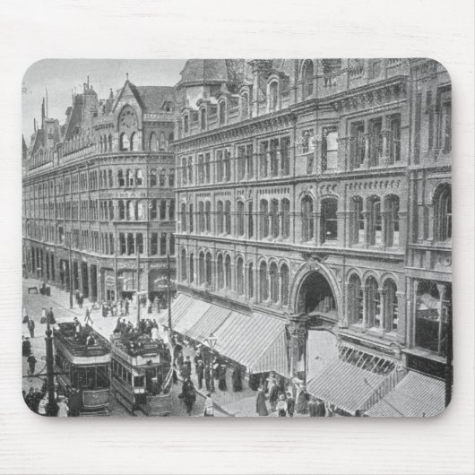 Deansgate、マンチェスター、c.1910 マウスパッド (正面)