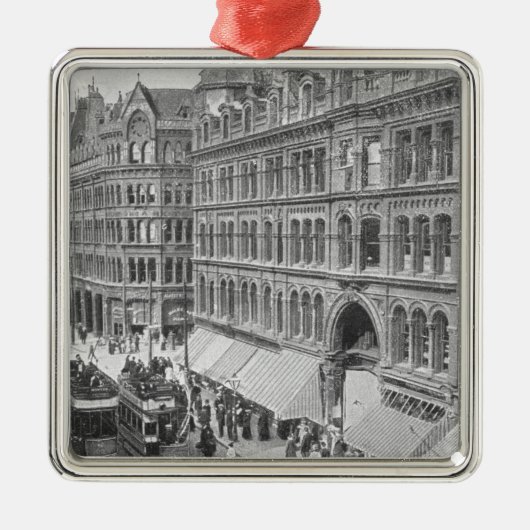 Deansgate、マンチェスター、c.1910 メタルオーナメント (正面)