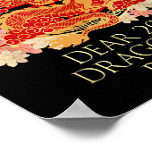 Dear 2024 Dragon Im Ready Chinese New Year Sayings ポスター (角)