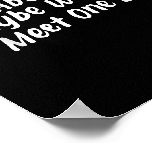 Dear Abs Maybe One Day We Will Meet Funny Gym Quot ポスター (角)