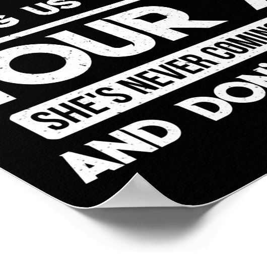 Dear Algebra Please Stop Asking Us To Find Your X ポスター (角)