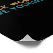 Dear Black Women Save Yourselves Motivation Quote  ポスター (角)