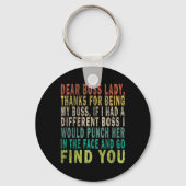 Dear Boss Lady  キーホルダー (正面)