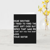 Dear Brother I Tried To Find The Ever But Since Wa カード (黄色い花)