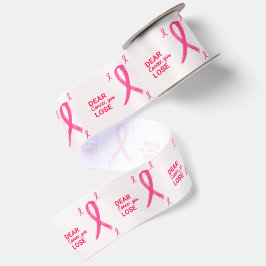 Dear Cancer, You Lose | ピンクのケアパッケージギフト サテンリボン