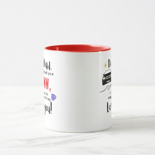 Dear Dad & BMW マグカップ (中央)