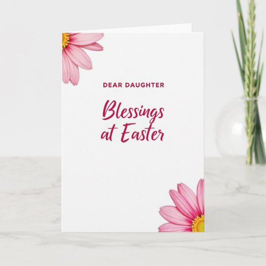 Dear Daughter Easter Blessings Card カード (正面)