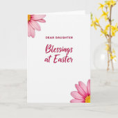 Dear Daughter Easter Blessings Card カード (黄色い花)