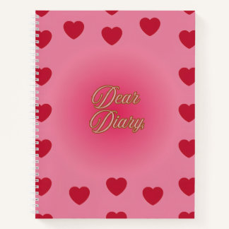 "Dear Diary" スパイラルノート ノートブック