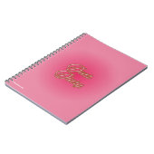 "Dear Diary" Spiral Notebook ノートブック (左側)