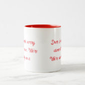 Dear Earth Sorry About The Mess Mug ツートーンマグカップ (中央)