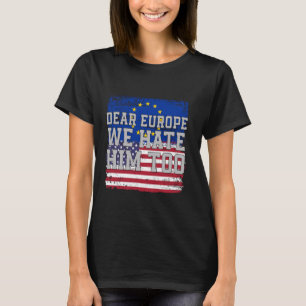 Dear Europe 私たちも彼が嫌い フラグ ヴィンテージ Tシャツ