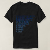 Dear Evan Hansen Disappear   Tシャツ (デザイン正面)